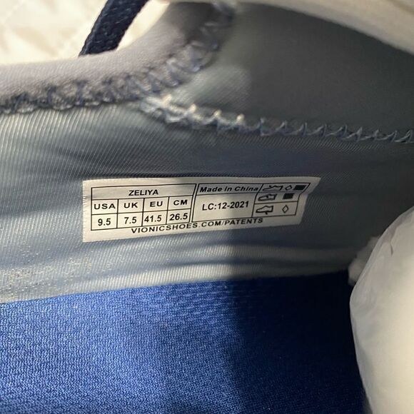 Vionic Zeliya Blue Women Sneakers Size 9.5 - Picture 9 of 9